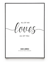 ALL OF ME POSTER No. 2 - HEI Print