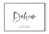 DAHEIM POSTER - HEI Print