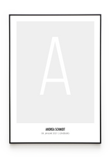 Bilderrahmenschwarzgerade Hochformat