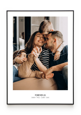 Bilderrahmenschwarzgerade Hochformat