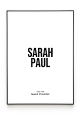 Bilderrahmenschwarzgerade Hochformat