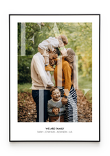 Bilderrahmenschwarzgerade Hochformat