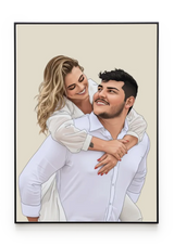 Bilderrahmenschwarzgerade Hochformat