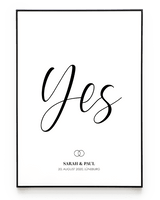YES POSTER - HEI Print