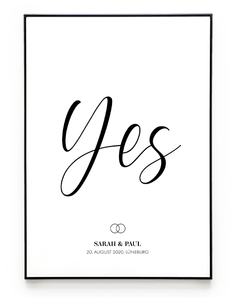 YES POSTER - HEI Print