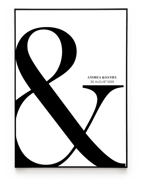 & - POSTER - HEI Print