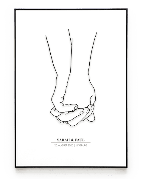 HOLDING HANDS POSTER - HEI Print