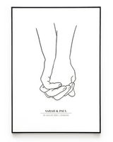 HOLDING HANDS POSTER - HEI Print