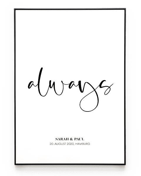 ALWAYS POSTER - HEI Print