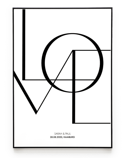 LOVE POSTER No. 2 - HEI Print