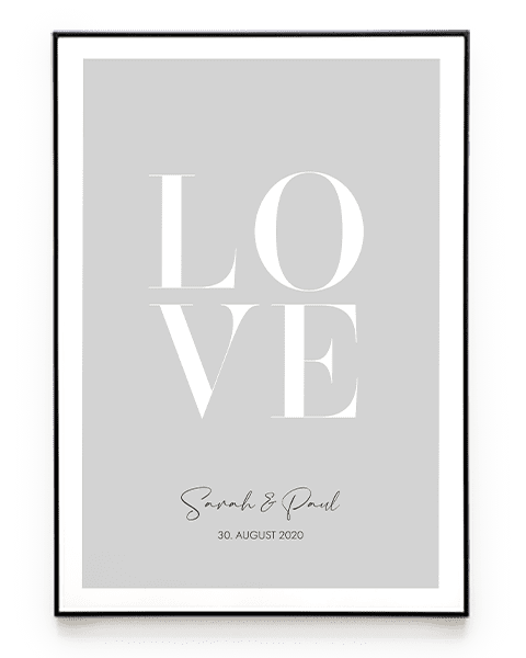 LOVE POSTER - HEI Print