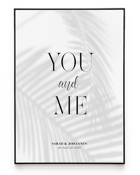 YOU AND ME POSTER