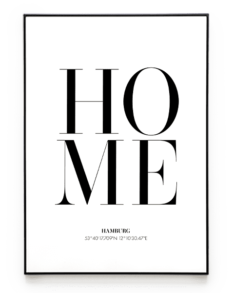 HOME LETTER POSTER - HEI Print