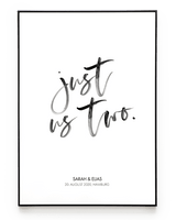 JUST US TWO POSTER - HEI Print