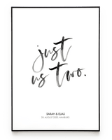 JUST US TWO POSTER - HEI Print