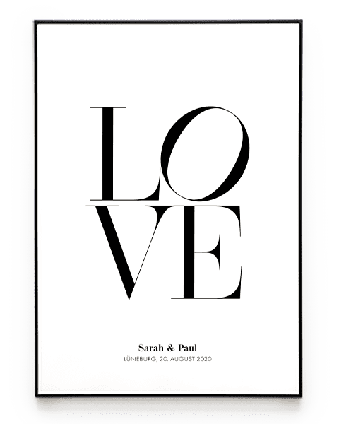 LOVE LETTER POSTER - HEI Print
