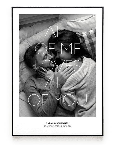 ALL OF ME FOTOPOSTER - HEI Print