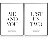 ME AND YOU POSTERSET - HEI Print