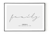 FAMILY SIGNATURE POSTER - HEI Print