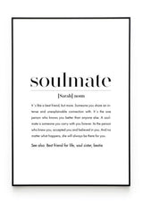 SOULMATE DEFINITION POSTER - HEI Print