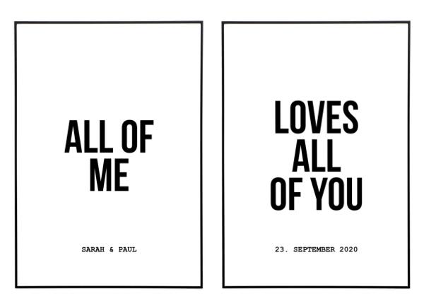 ALL OF ME POSTERSET - HEI Print