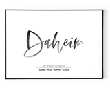 DAHEIM POSTER - HEI Print