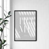HOME SHADOW POSTER - HEI Print