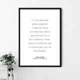 LOVE QUOTES POSTER - HEI Print