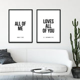 ALL OF ME POSTERSET - HEI Print