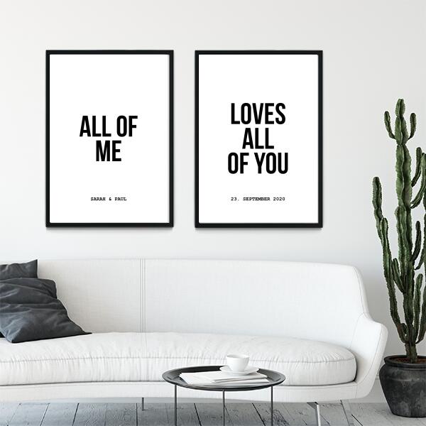 ALL OF ME POSTERSET - HEI Print