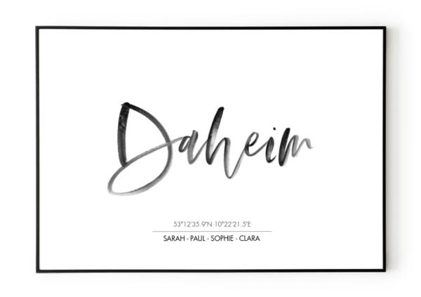 DAHEIM POSTER - HEI Print