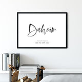 DAHEIM POSTER - HEI Print