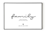 FAMILY Poster No. 3 - HEI Print