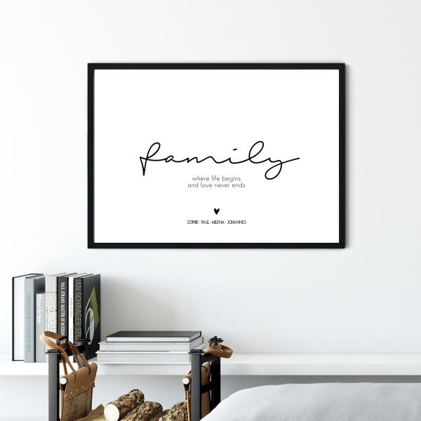 FAMILY Poster No. 3 - HEI Print