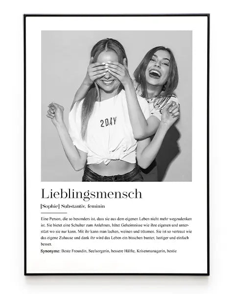 DEFINITION LIEBLINGSMENSCH - HEI Print