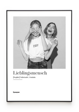 Bilderrahmenschwarzgerade Hochformat