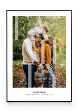 Bilderrahmenschwarzgerade Hochformat