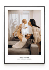 Bilderrahmenschwarzgerade Hochformat