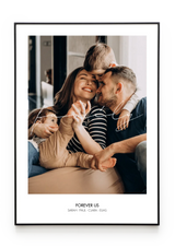 Bilderrahmenschwarzgerade Hochformat