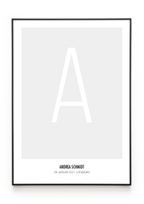 Bilderrahmenschwarzgerade Hochformat