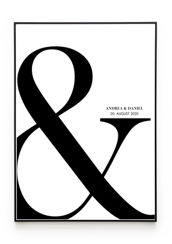 Bilderrahmenschwarzgerade Hochformat