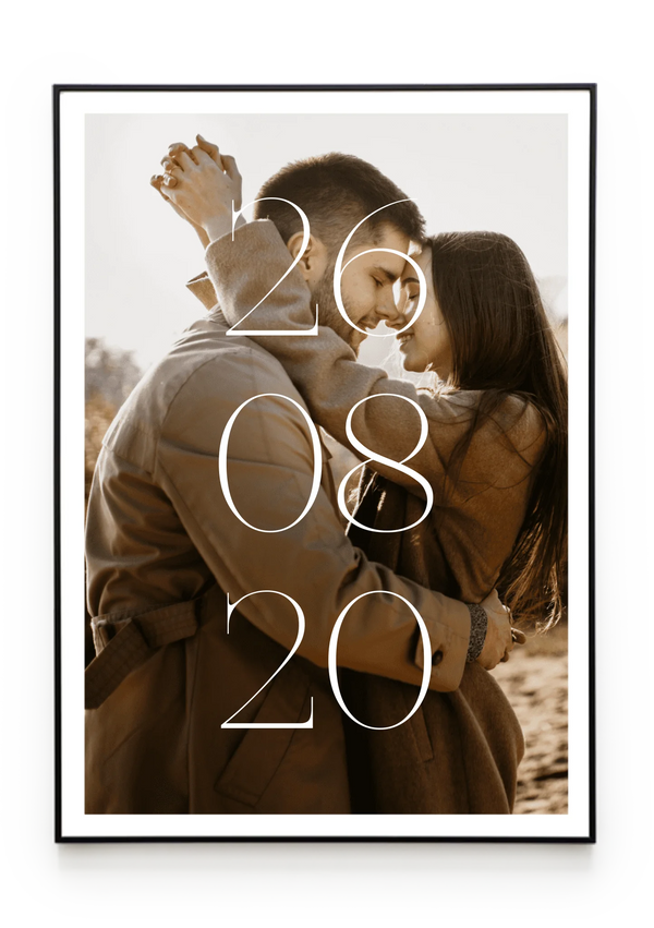 Bilderrahmenschwarzgerade Hochformat