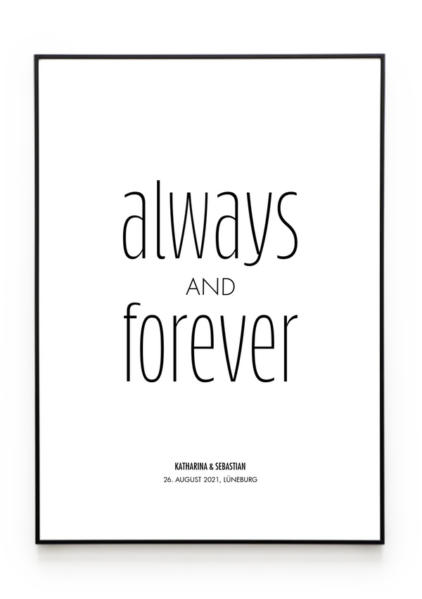 Bilderrahmenschwarzgerade Hochformat