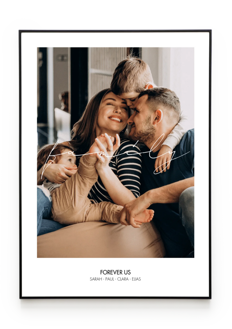 Bilderrahmenschwarzgerade Hochformat