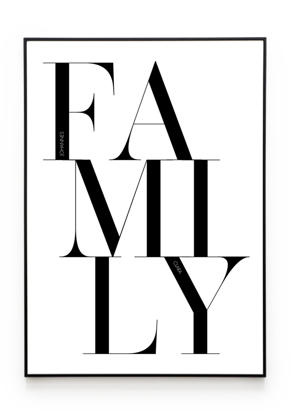 Bilderrahmenschwarzgerade Hochformat