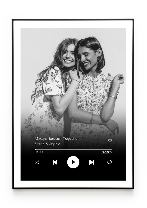Bilderrahmenschwarzgerade Hochformat