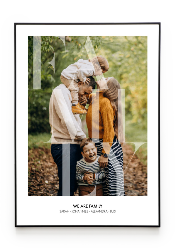 Bilderrahmenschwarzgerade Hochformat