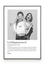 Bilderrahmenschwarzgerade Hochformat