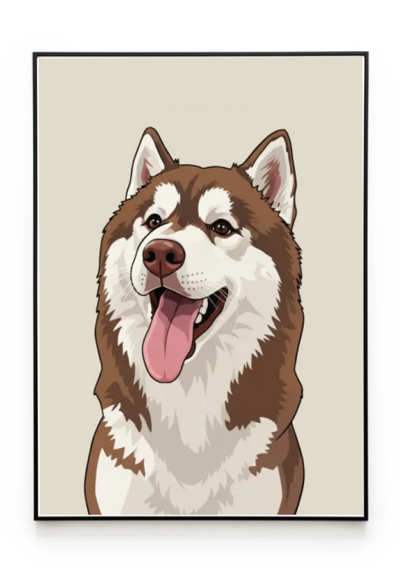 Bilderrahmenschwarzgerade Hochformat