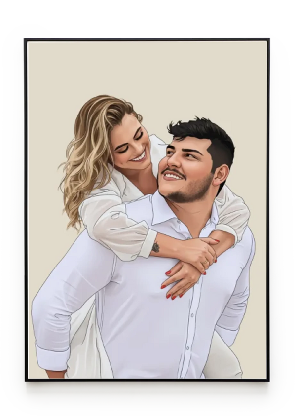 Bilderrahmenschwarzgerade Hochformat